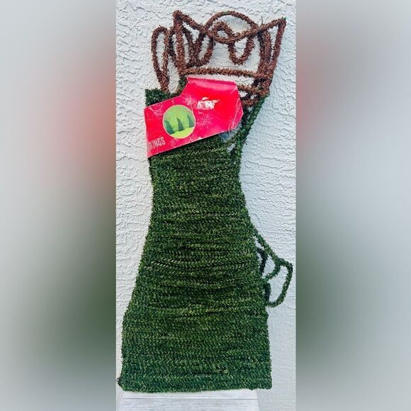 VINTAGE K-MART “TRIM A TREE” COLLECTION “THREE KINGS” MEDAL/TURF 36”~NOS~RARE - Picture 2 of 16